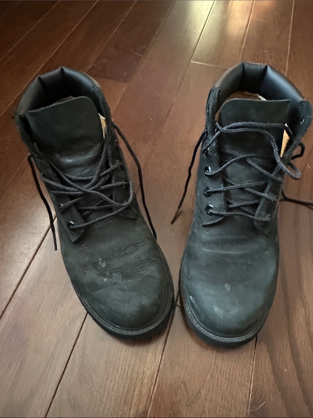 Timberland Black Men's Lace-Up Work Boots